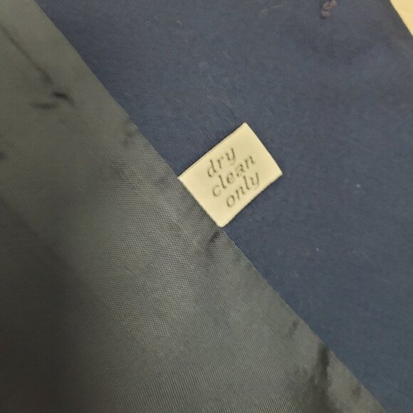 Vintage Late 1960s Pendleton Women's 3 Button Blazer Navy Blue Winter Wool Sz 10 - Picture 14 of 14